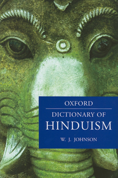 Hardcover A Dictionary of Hinduism Book