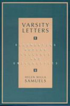 Paperback Varsity Letters: Documenting Modern Colleges and Universities Book