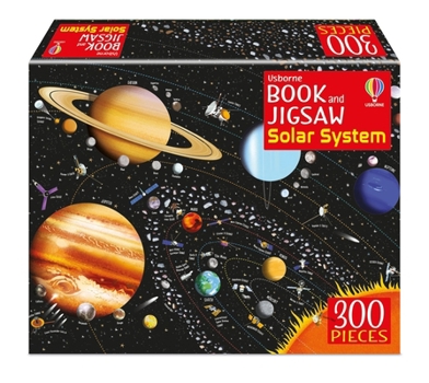 Paperback Usborne Book and Jigsaw the Solar System Book