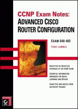 Paperback Advanced Cisco Router Configuration: exam 640-403 Book