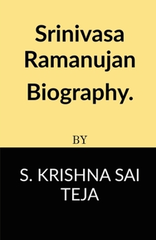 Paperback Srinivasa Ramanujan Biography. Book