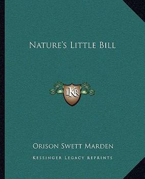 Paperback Nature's Little Bill Book