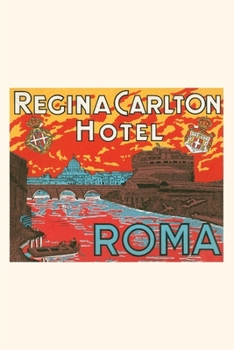 Paperback Vintage Journal Regina Carlton Hotel, Rome Book