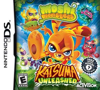 Game - Nintendo DS Moshi Monsters: Katsuma Unleashed Book