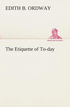 Paperback The Etiquette of To-day Book