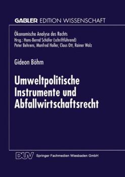 Paperback Umweltpolitische Instrumente Und Abfallwirtschaftsrecht [German] Book