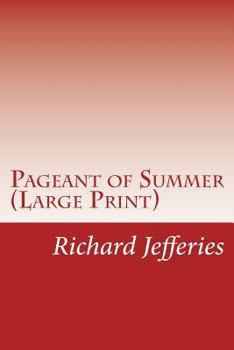 Paperback Pageant of Summer (Large Print) [Large Print] Book