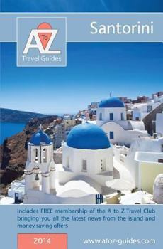 Paperback A to Z guide to Santorini 2014 Book