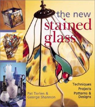 Paperback The New Stained Glass: Techniques * Projects * Patterns & Designs Book