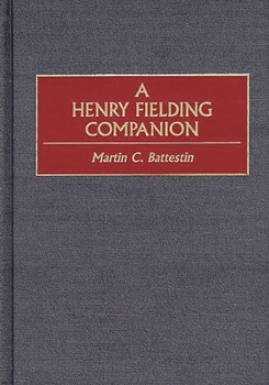 Hardcover A Henry Fielding Companion Book