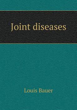 Paperback Joint diseases Book