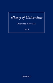Hardcover History of Universities: Volume XXVIII/1 Book