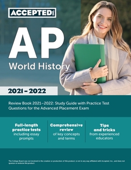 Paperback AP World History Review Book 2021-2022: Study Guide with Practice Test Questions for the Advanced Placement Exam Book
