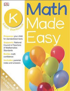 Paperback Math Made Easy: Kindergarten Book