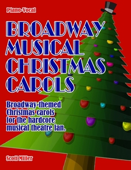 Paperback Broadway Musical Christmas Carols Book