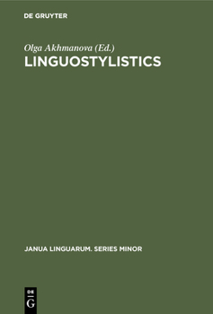 Hardcover Linguostylistics: Theory and Method Book