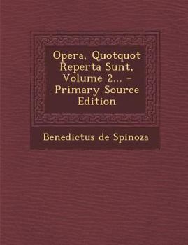 Paperback Opera, Quotquot Reperta Sunt, Volume 2... - Primary Source Edition [Latin] Book