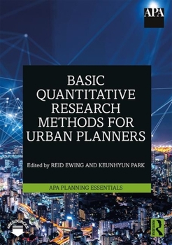 Paperback Basic Quantitative Research Methods for Urban Planners Book