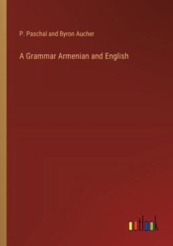 Paperback A Grammar Armenian and English Book