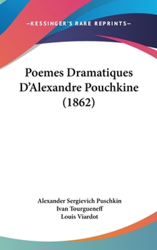 Hardcover Poemes Dramatiques D'Alexandre Pouchkine (1862) [French] Book