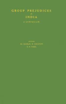 Hardcover Group Prejudices in India: A Symposium Book