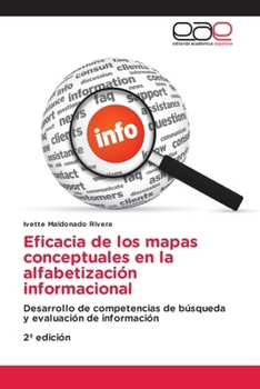 Paperback Eficacia de los mapas conceptuales en la alfabetización informacional [Spanish] Book