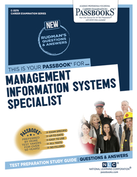 Paperback Management Information Systems Specialist (C-3579): Passbooks Study Guide Volume 3579 Book