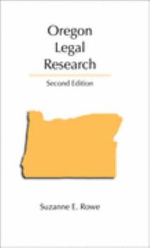 Hardcover Oregon Legal Research Book