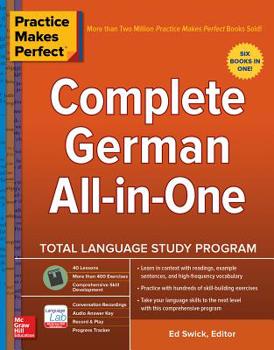 Paperback Practice Makes Perfect: Complete German All-In-One Book