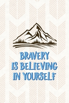 Paperback Bravery Is Believing In Yourself: Notebook Journal Composition Blank Lined Diary Notepad 120 Pages Paperback Pink Arrow Brave Book