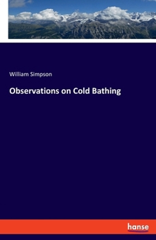 Paperback Observations on Cold Bathing Book