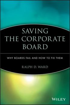 Paperback Saving the Corporate Board pb Book