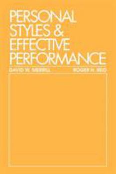 Paperback Personal Styles & Effective Performance Book