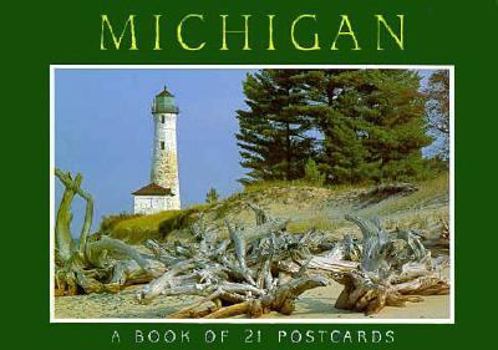 Paperback Michigan: A Book of 21 Postcards Book