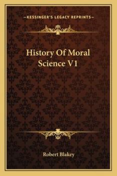 Paperback History Of Moral Science V1 Book