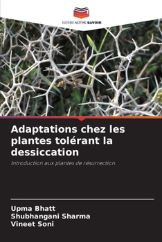 Paperback Adaptations chez les plantes tolérant la dessiccation [French] Book