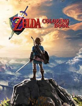 Paperback Zelda Coloring Book: (49 Coloring Pages of Link from Legend of Zelda) Book