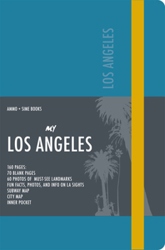 Imitation Leather Los Angeles Visual Notebook: Teal Blue Book