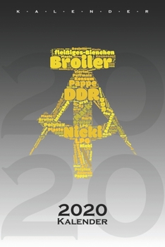 DDR Wappen Wortwolke Kalender 2020: Jahreskalender für alle Ostalgie Fans (German Edition)