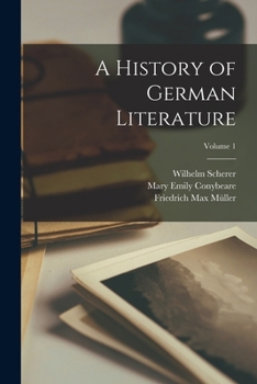 Paperback A History of German Literature; Volume 1 Book