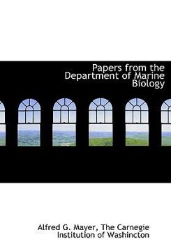 Paperback Papers from the Department of Marine Biology Book