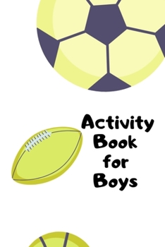 Paperback Activity Book for Boys: Activities Book for Kids Ages 4-8 Draw and Write Journal with Puzzles Games and Writing Prompts - Great Gift for Boys Book