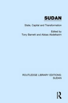 Paperback Sudan: State, Capital and Transformation Book