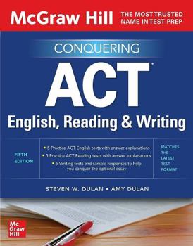 Paperback McGraw Hill Conquering ACT English, Reading, and Writing, Fifth Edition Book