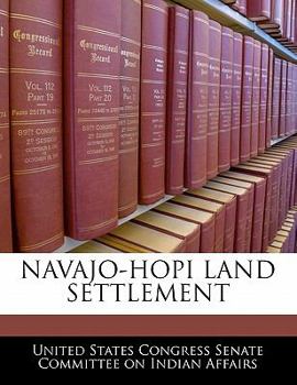 Paperback Navajo-Hopi Land Settlement Book