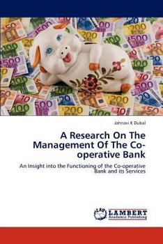 Paperback A Research On The Management Of The Co-operative Bank Book