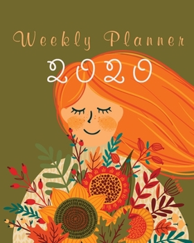 Paperback 2020 Weekly Planner: 12 Month, Weekly Monthly Appointment Calendar, Agenda Schedule Organizer Journal for Woman Book