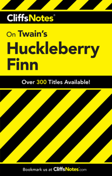 Paperback Cliffsnotes on Twain's the Adventures of Huckleberry Finn Book