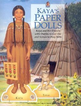 Paperback Kaya's Paper Dolls [With Scene, Accessories, Outfits, Mini Book] Book