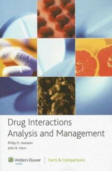Paperback Drug Interactions Analysis and Management Book